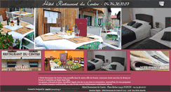 Desktop Screenshot of hotel-restaurantducentre.com